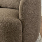 Ashlie Bouclé Swivel Barrel Chair