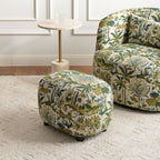 Teratect Exclusive | Elmer Embroidered Fabric Ottoman