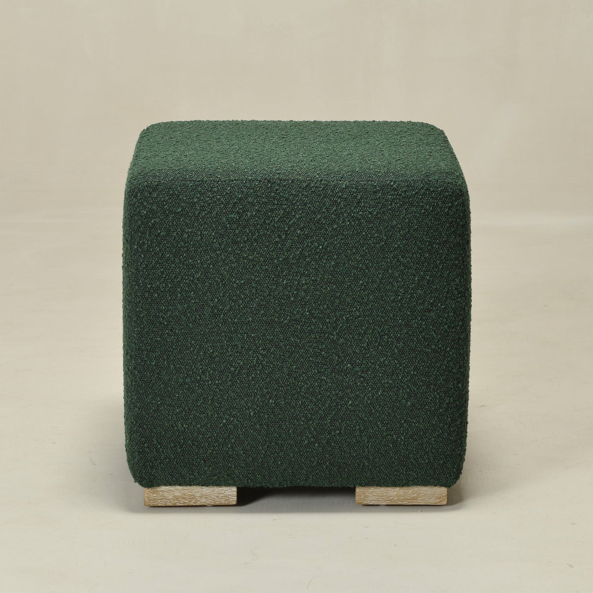 Ida Bouclé Square Ottoman