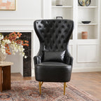 Letitia Faux Leather Wingback Chair