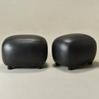 Elmer Faux Leather Ottoman
