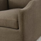 Charles Slipcover Swivel Barrel Chair