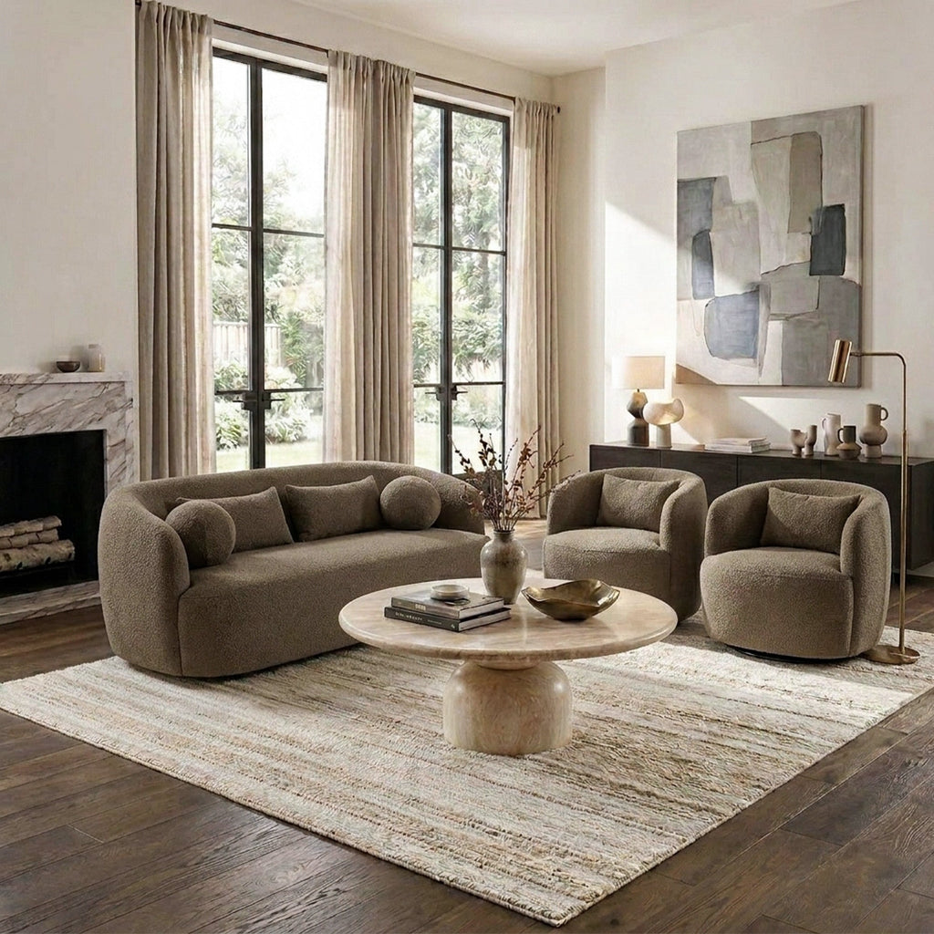 Ashlie Bouclé Loveseat