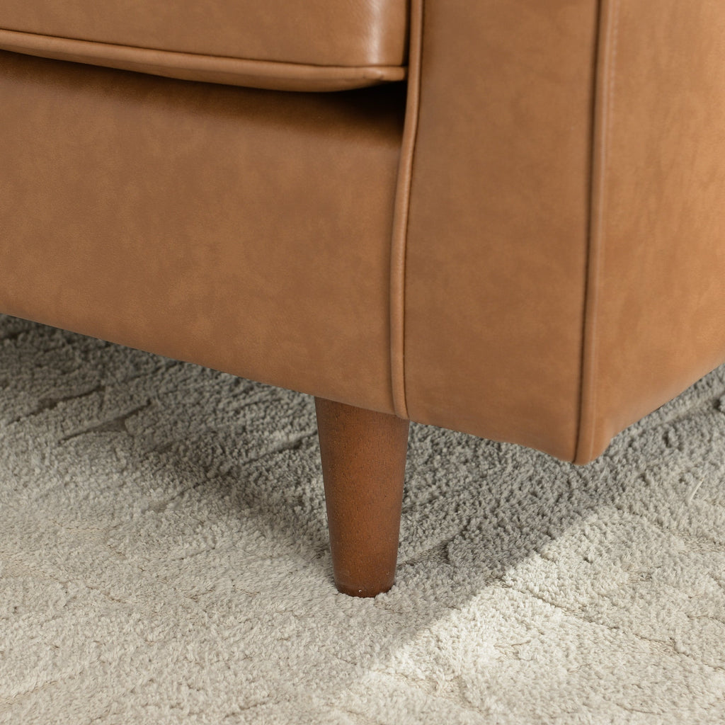 Tiziano Tufted Armchair with Accent Pillows