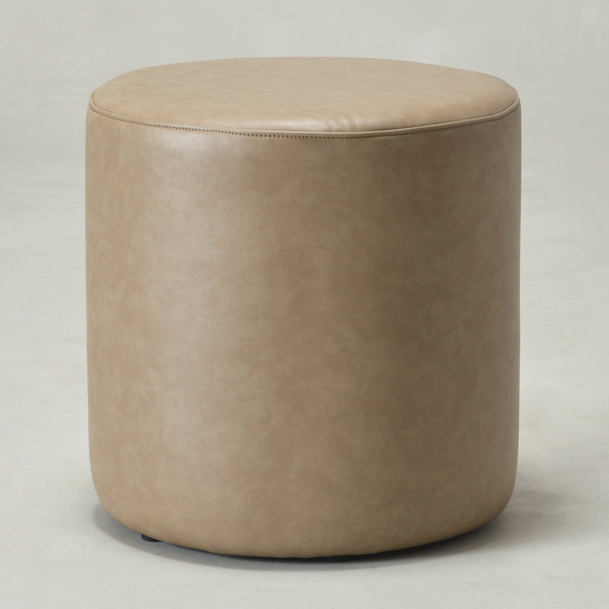 Elof Faux Leather Ottoman