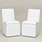 Diane Performance Dining Side Chair with Casters