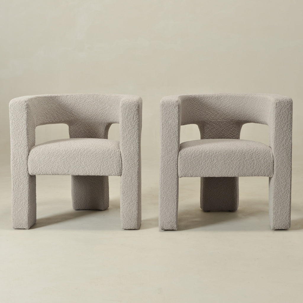 Herbert Modern Bouclé Armchair