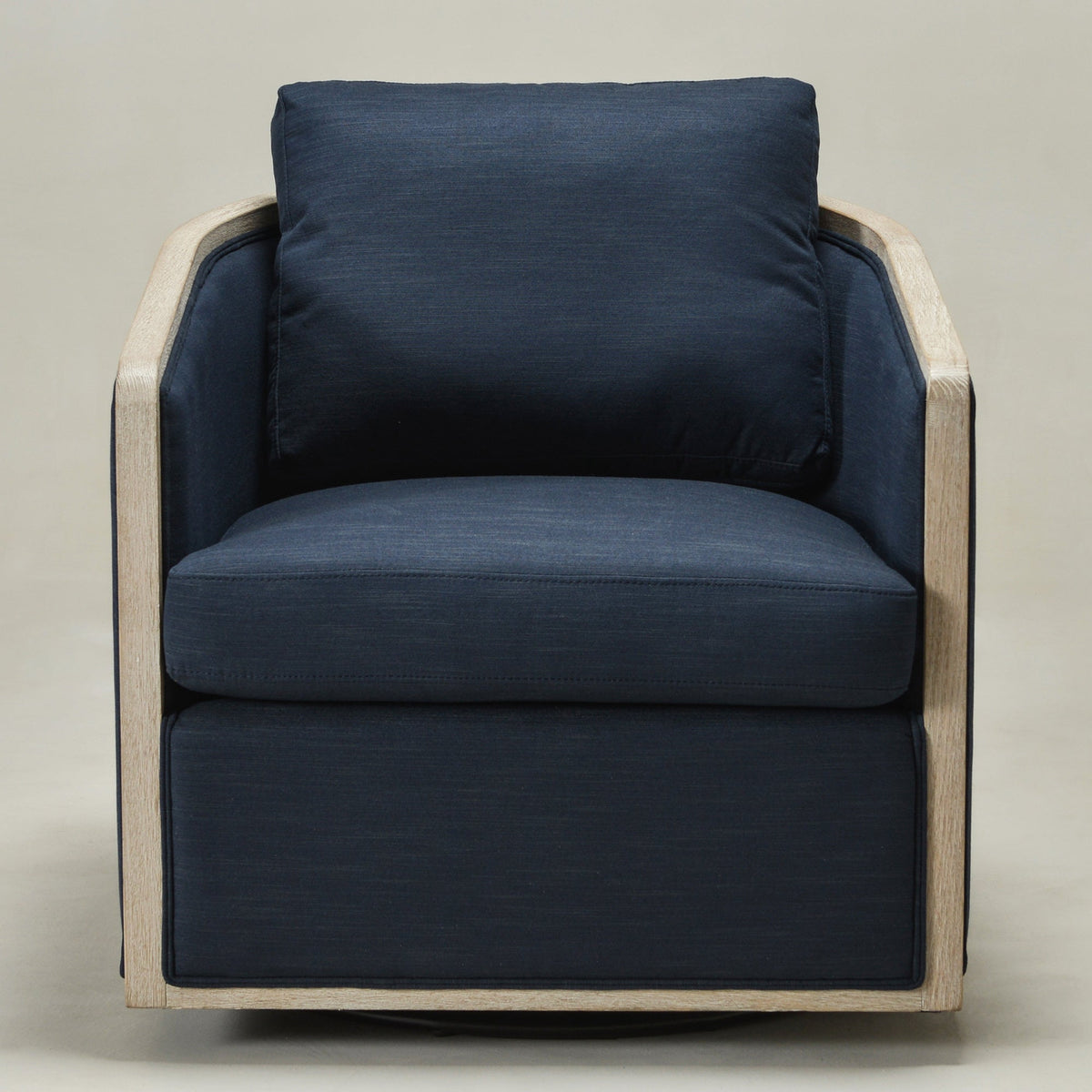 Claude Performance Linen Swivel Chair