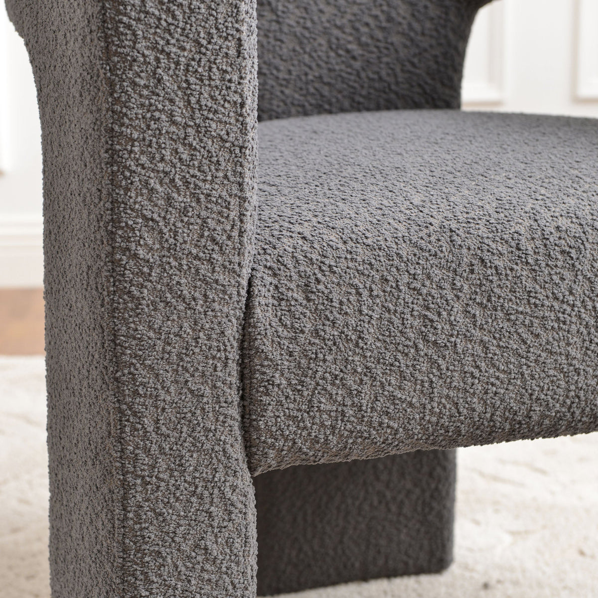 Herbert Modern Bouclé Armchair