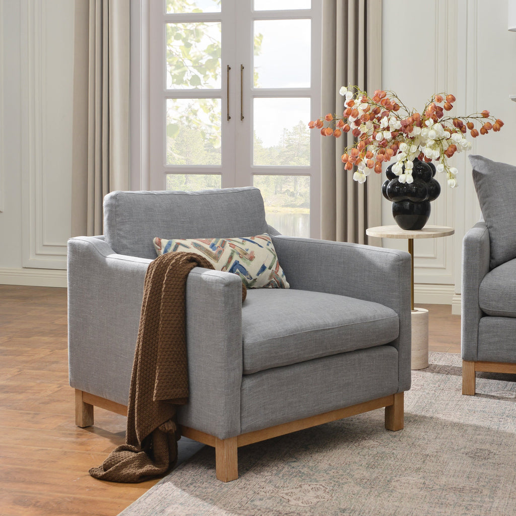 Albert Premium Linen Armchair