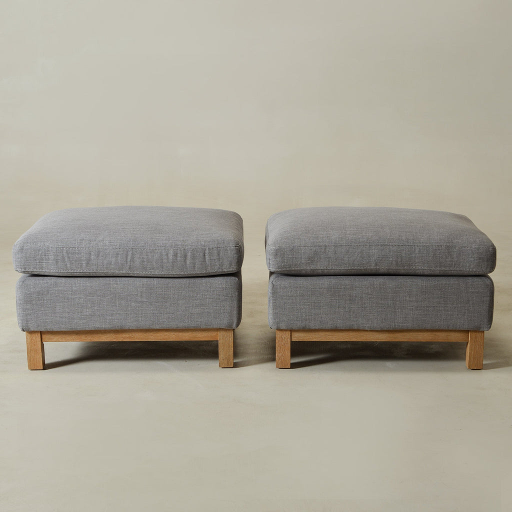 Albert Premium Linen Ottoman