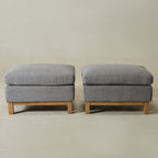 Albert Premium Linen Ottoman
