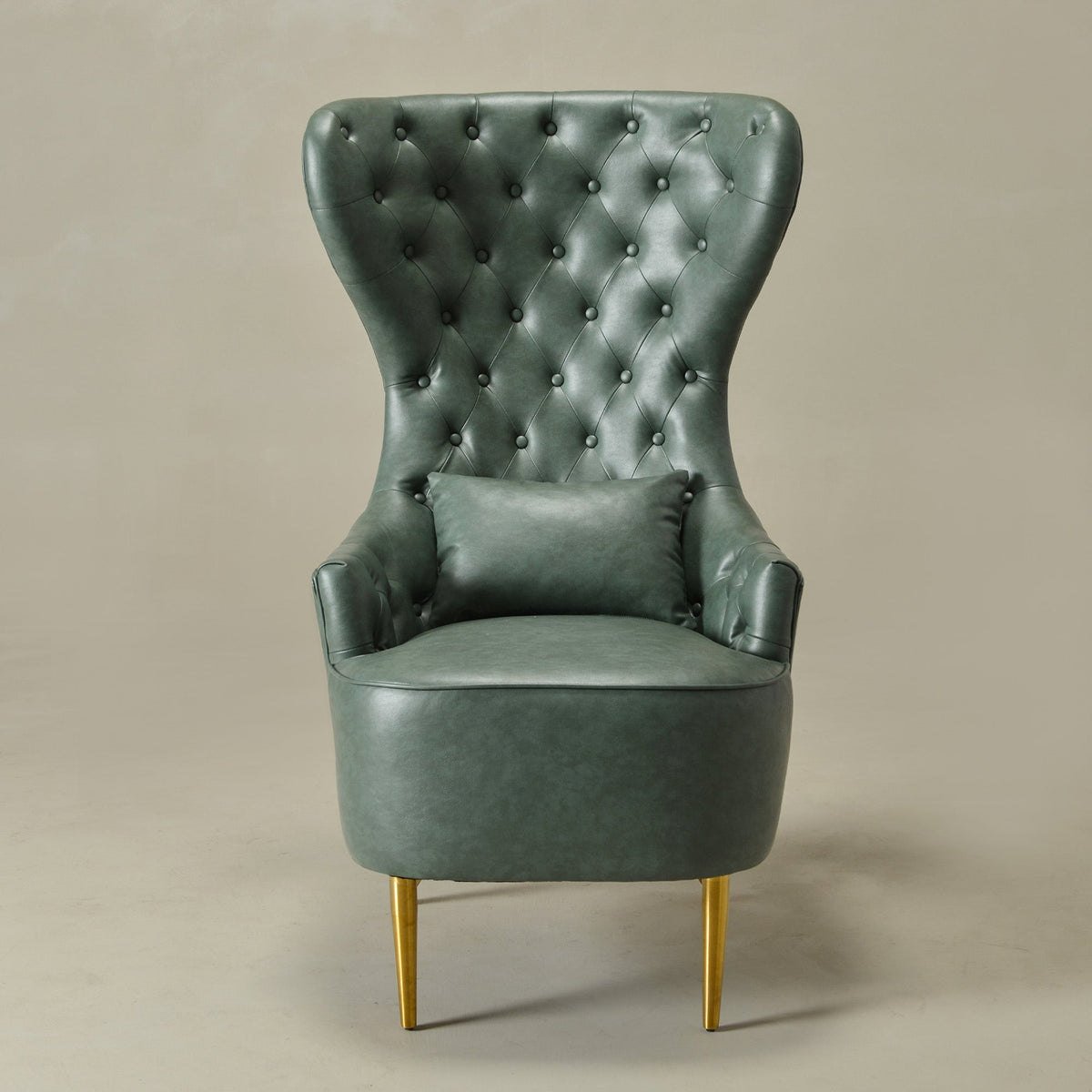 Letitia Faux Leather Wingback Chair