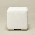 Ida Bouclé Square Ottoman