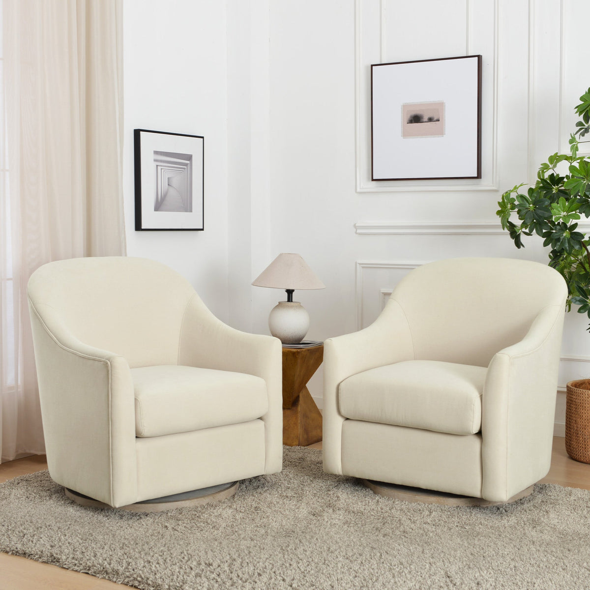 Ethel Swivel Nursery Glider