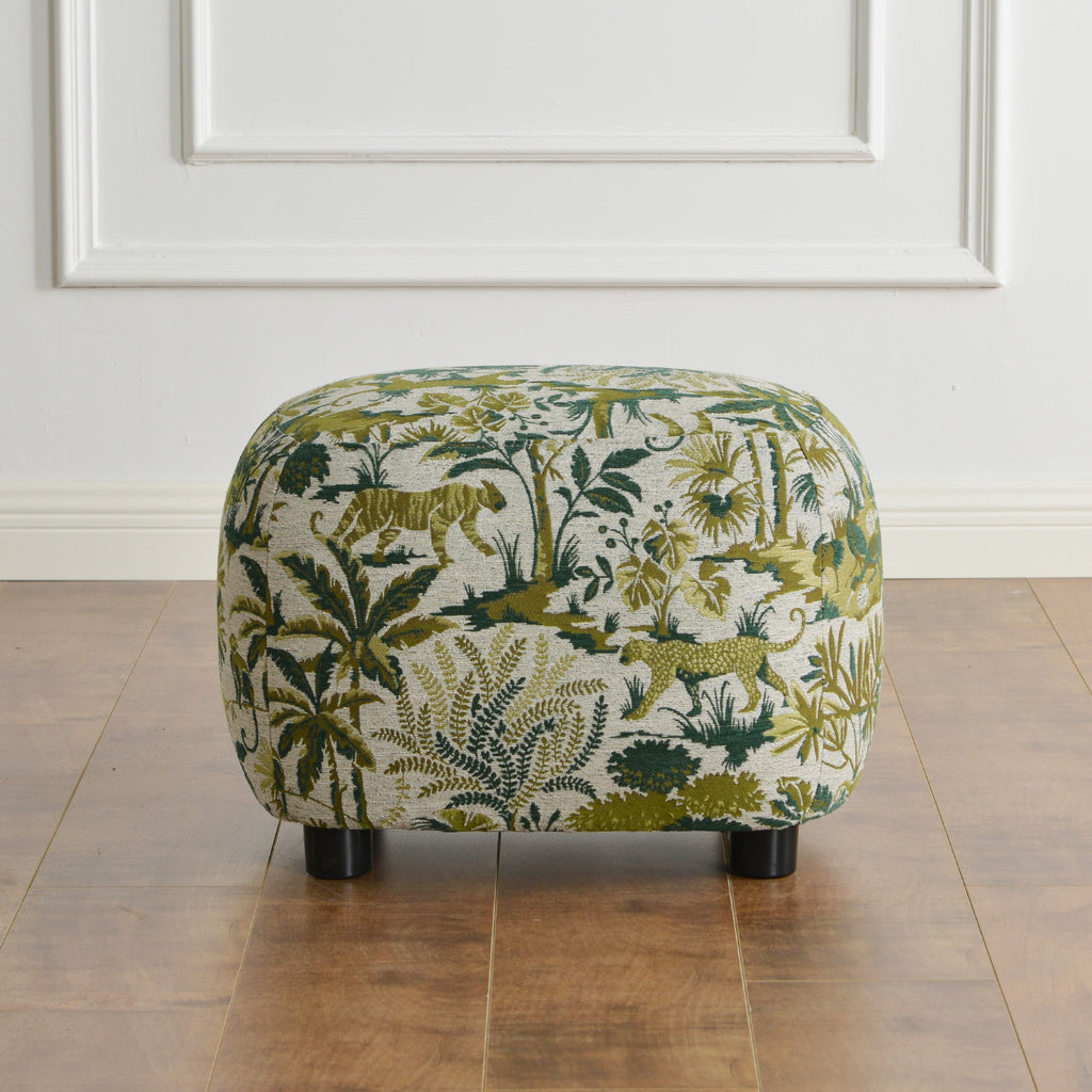 Teratect Exclusive | Elmer Embroidered Fabric Ottoman