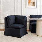 Nelly Slipcover Performance Dining Banquette