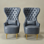 Letitia Faux Leather Wingback Chair