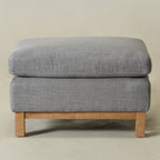 Albert Premium Linen Ottoman