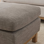 Albert Premium Linen Ottoman