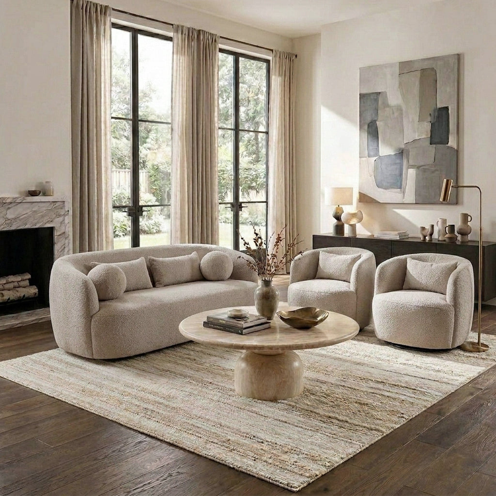 Ashlie Bouclé Loveseat
