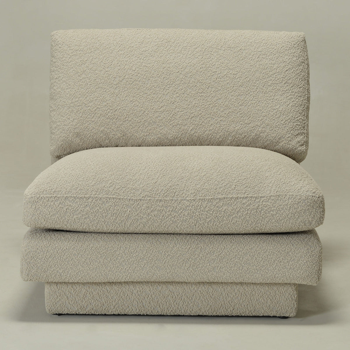 Montyne Bouclé Armless Chair
