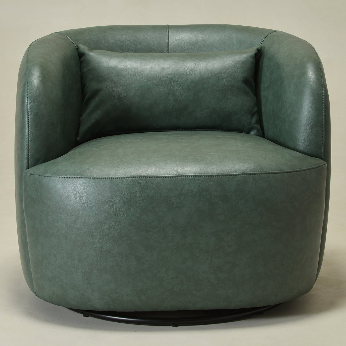 Ashlie Faux Leather Swivel Chair