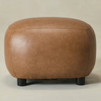 Elmer Faux Leather Ottoman