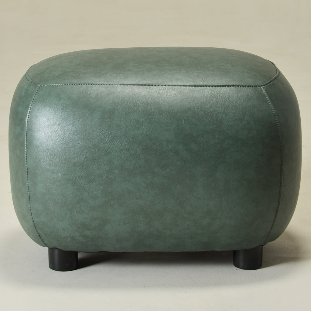 Elmer Faux Leather Ottoman