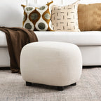 Elmer Linen Ottoman
