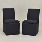 Diane Performance Dining Side Chair with Casters