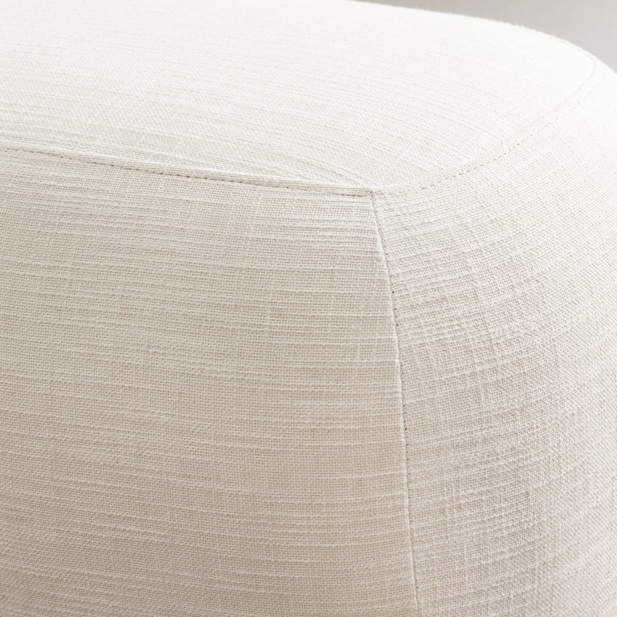 Elmer Linen Ottoman
