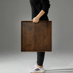 Teratect Square Black Walnut Serving Tray