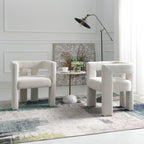Hal Modern Bouclé Armchair Set