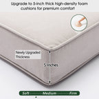 Ranu Extra Thick Outdoor Cushion Set