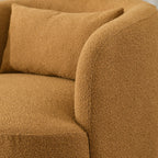 Ashlie Bouclé Swivel Barrel Chair