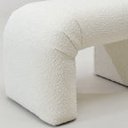 Norris Bouclé Ottoman