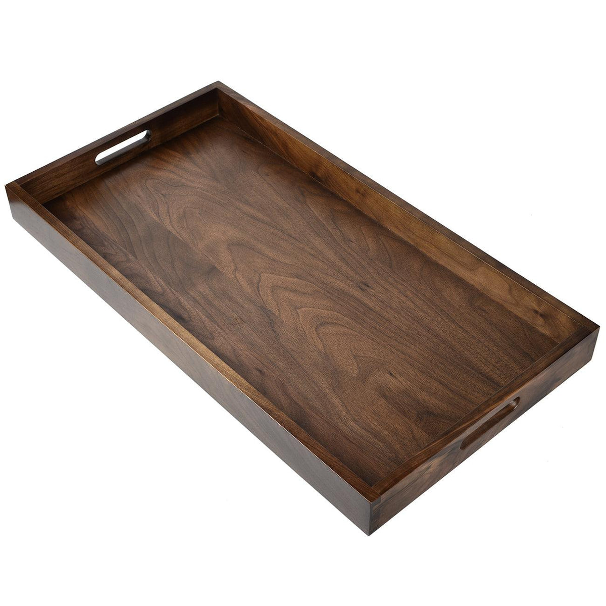 Teratect Rectangle Black Walnut Serving Tray