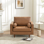 Tiziano Tufted Armchair with Accent Pillows