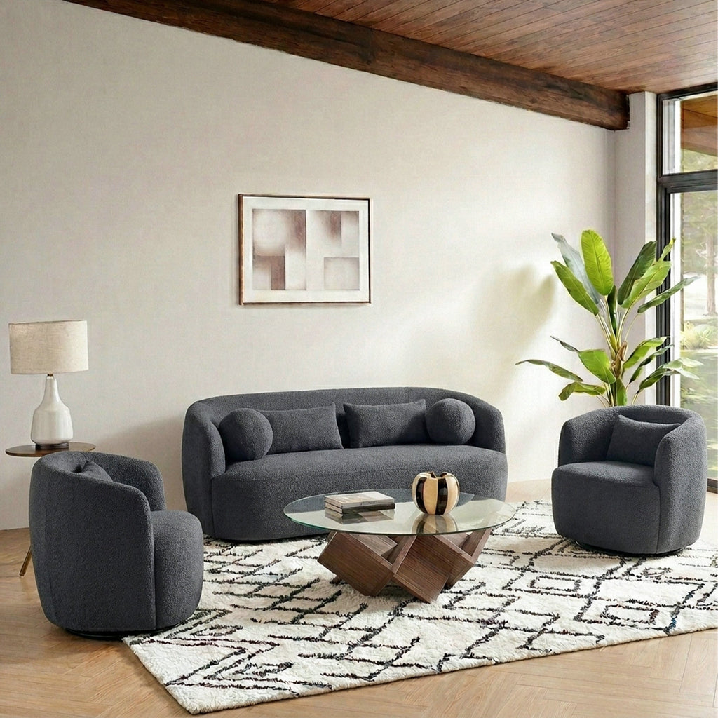 Ashlie Bouclé Loveseat