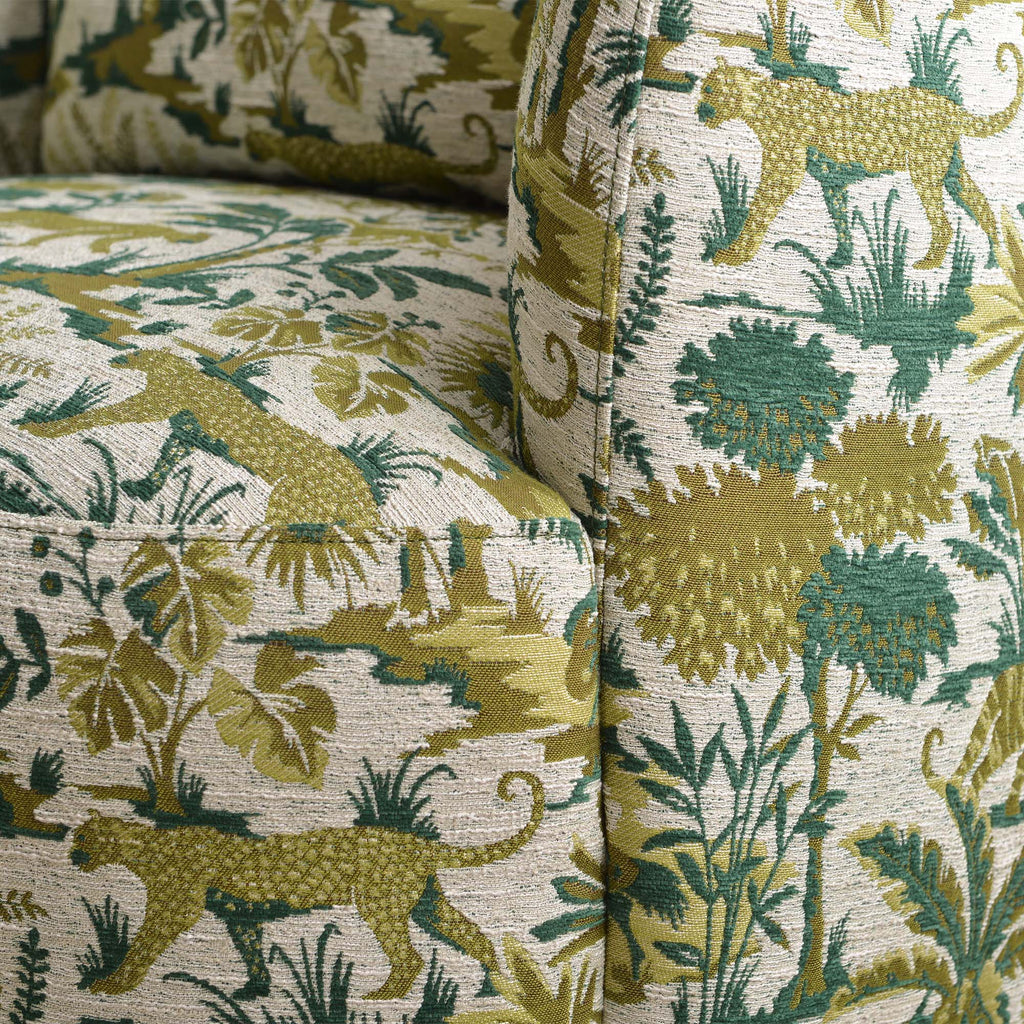 Teratect Exclusive | Ashlie Embroidered Fabric Swivel Chair