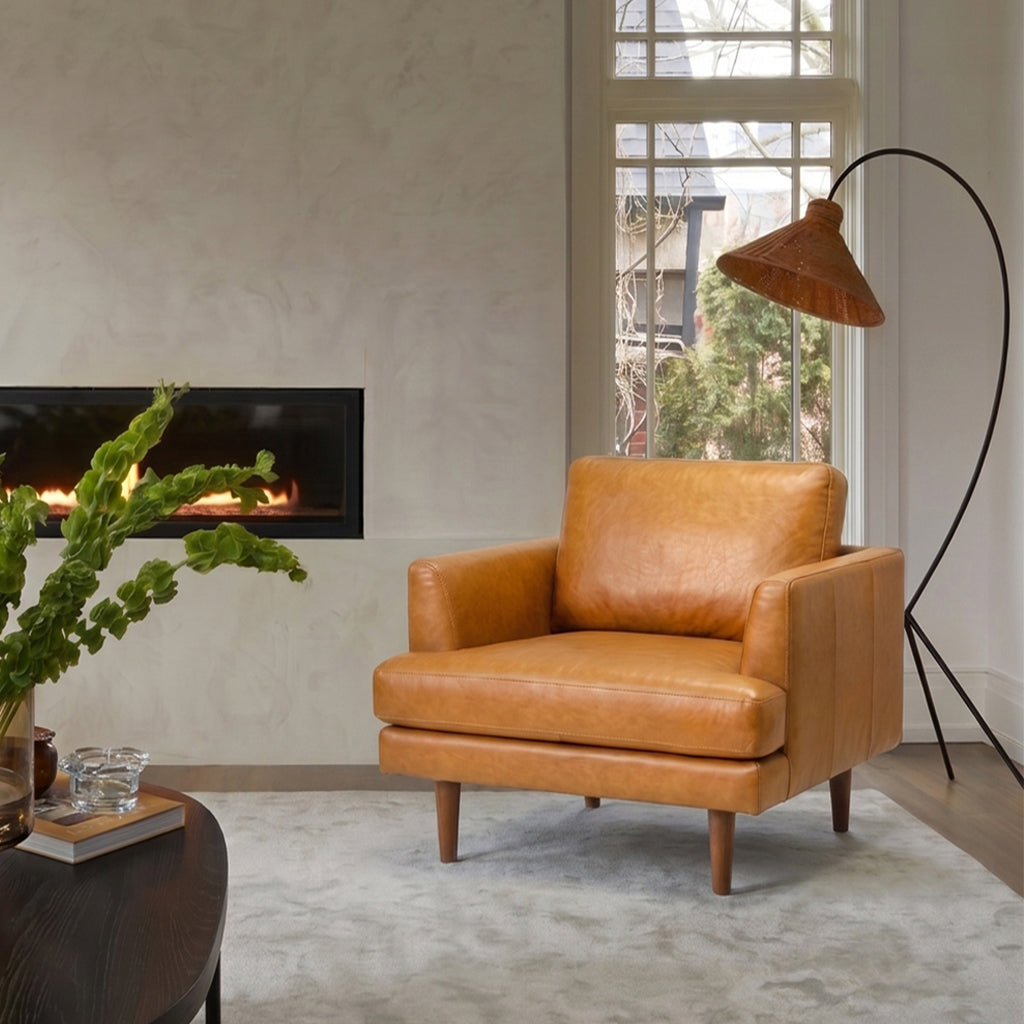 Samuel Premium Leather Armchair
