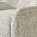 Vestie Chenille Swivel Barrel Chair