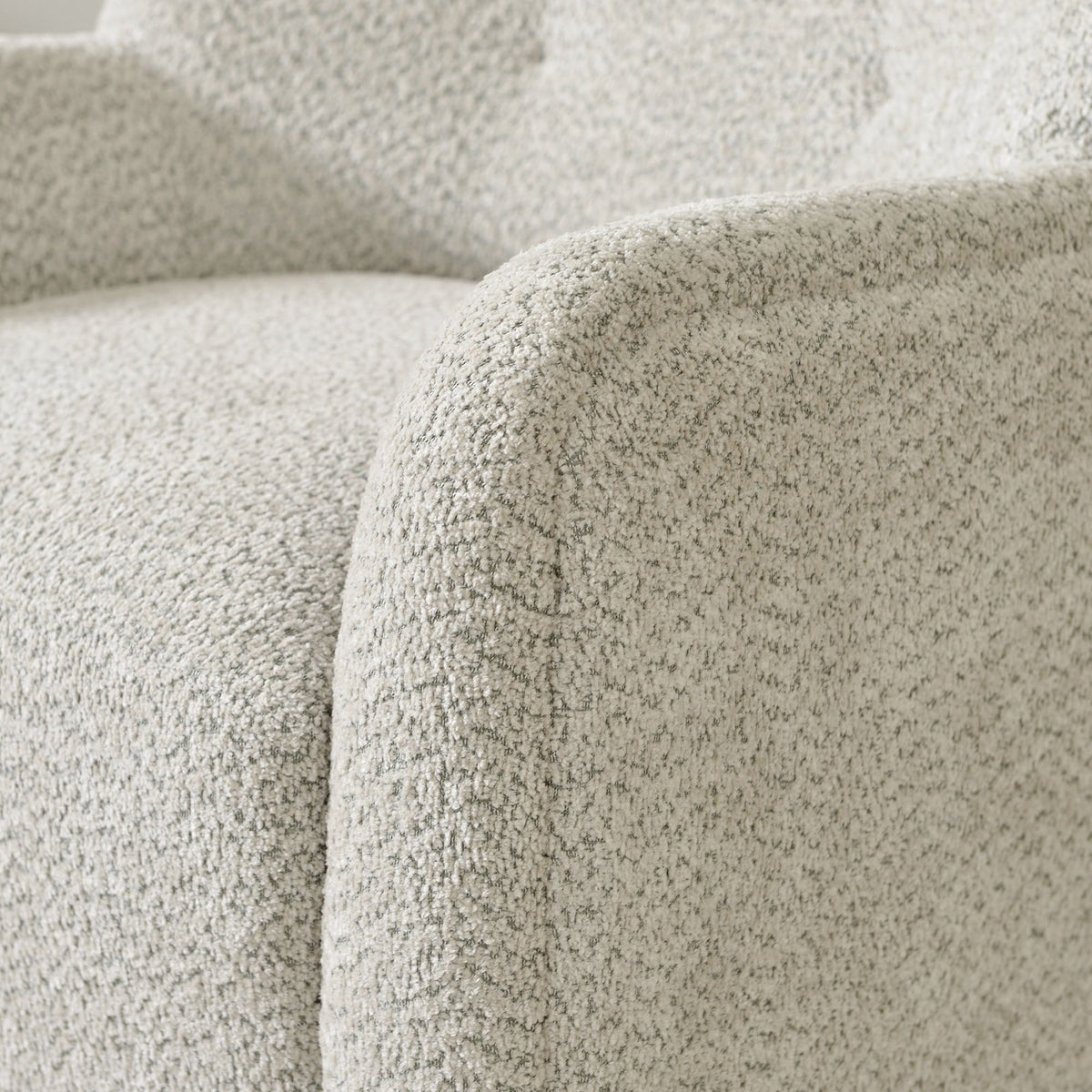 Vestie Chenille Swivel Barrel Chair