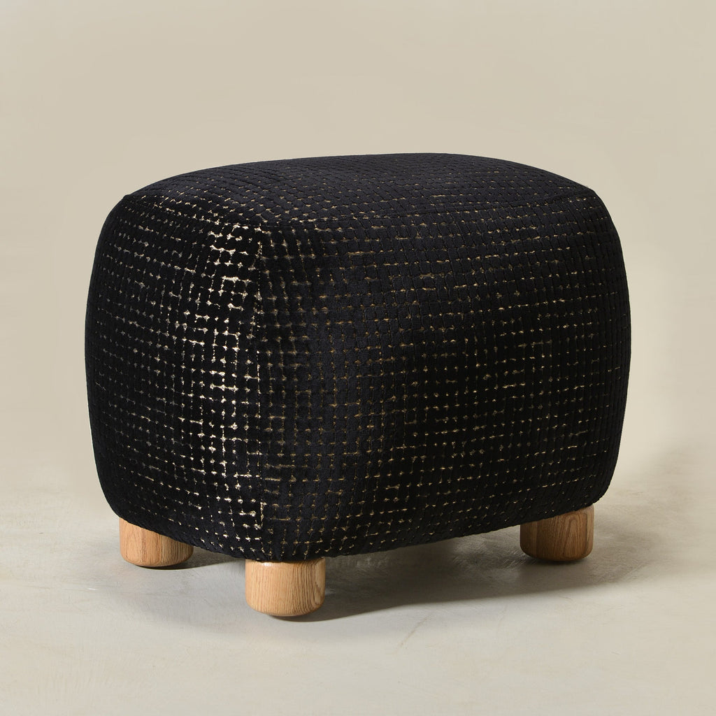 Teratect Exclusive | Elmer Sculpted Jacquard Ottoman
