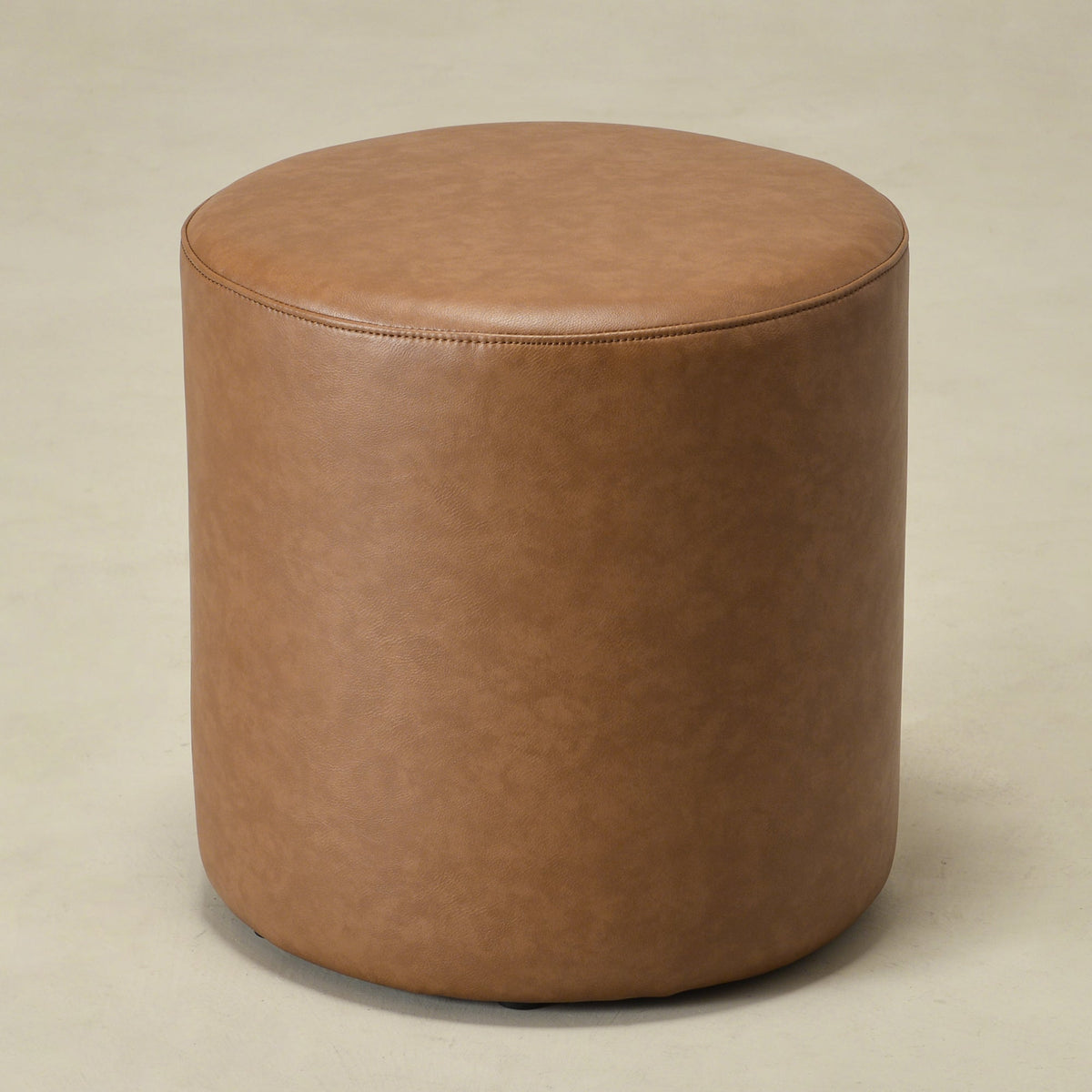 Elof Faux Leather Ottoman