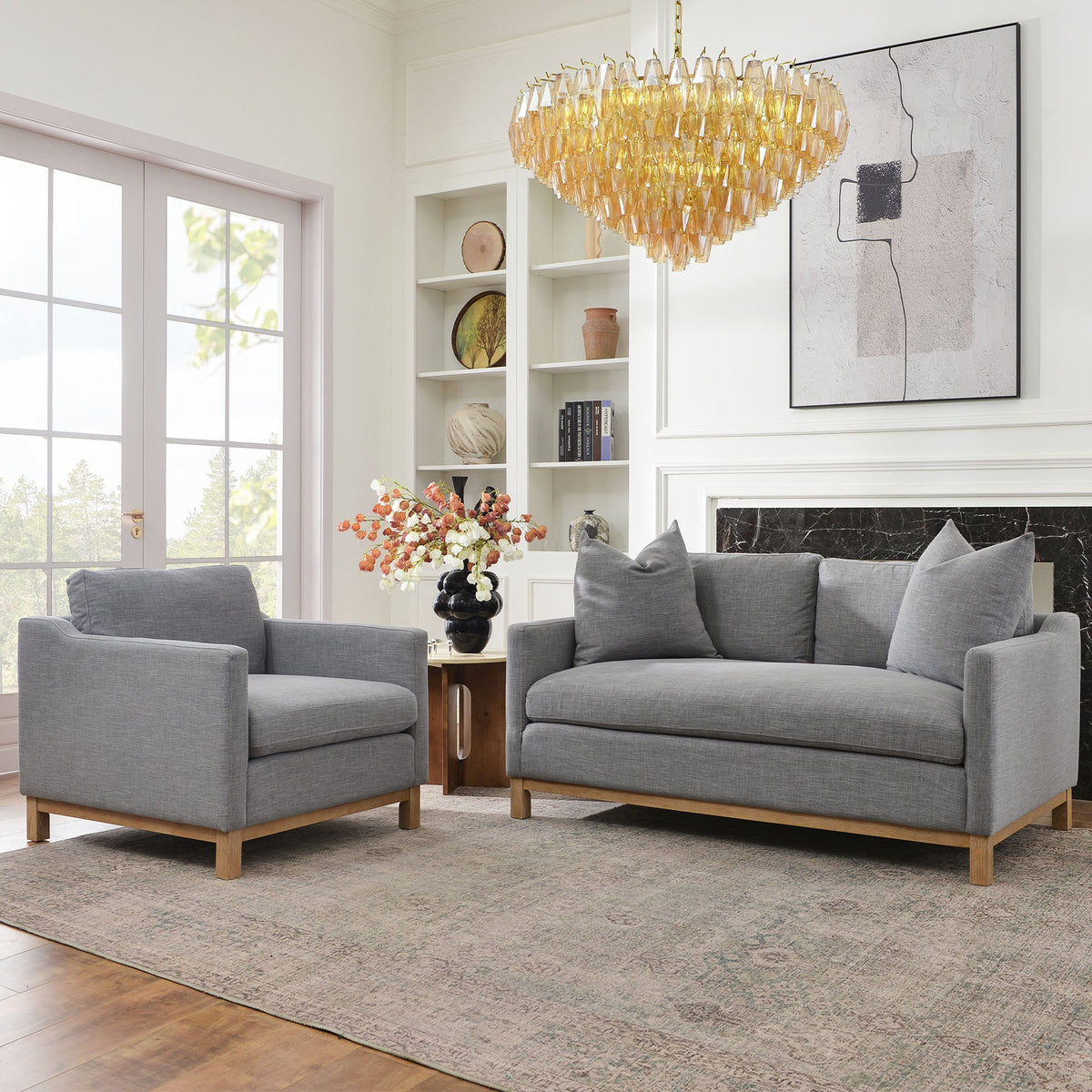 Albert Premium Linen Armchair