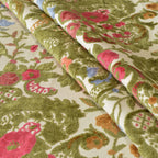 Teratect Exclusive | Susie Botanical Jacquard Swivel Barrel Chair