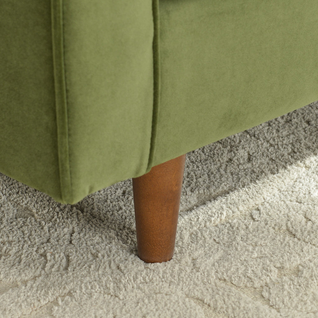Tiziano Tufted Armchair with Accent Pillows