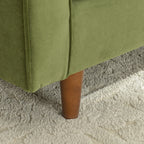 Tiziano Tufted Armchair with Accent Pillows